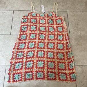 NWT Koko + Mason Crochet Mini Dress size L